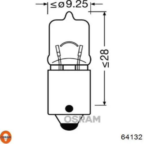 Лампочка 64132 Osram