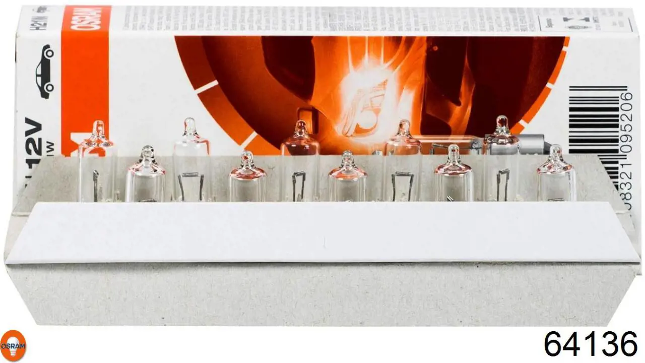 Лампа противотуманной фары 64136 Osram