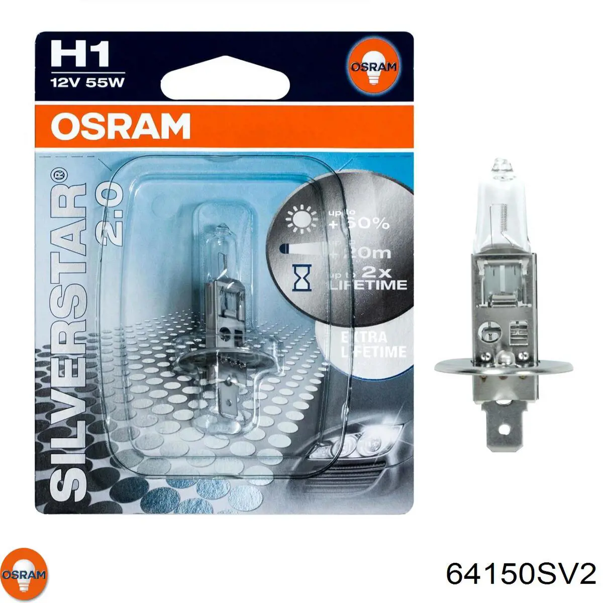Лампочка галогенная 64150SV2 Osram