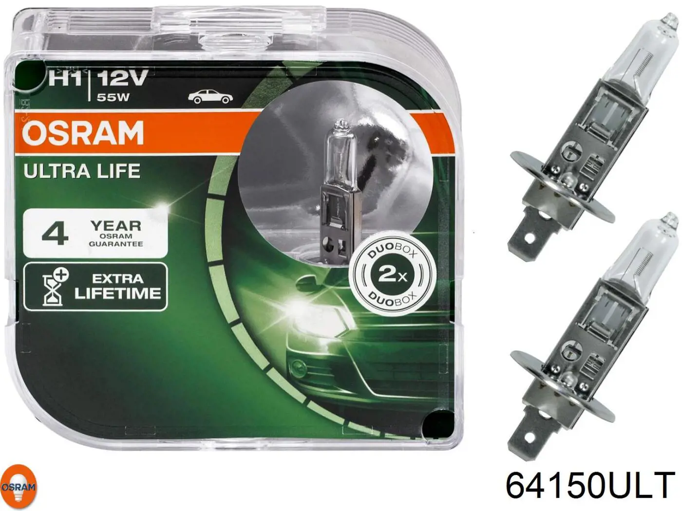 Лампочка галогенная 64150ULT Osram