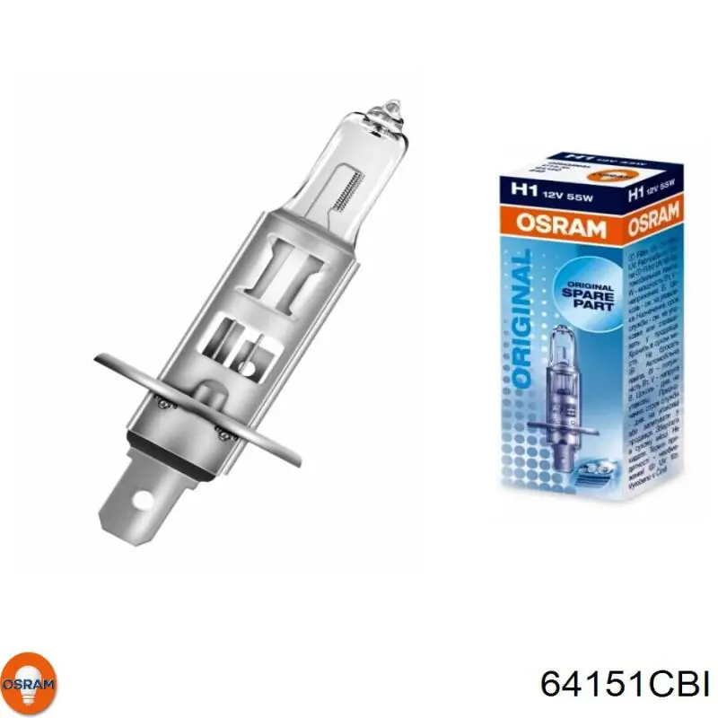 Лампочка галогенная 64151CBI Osram