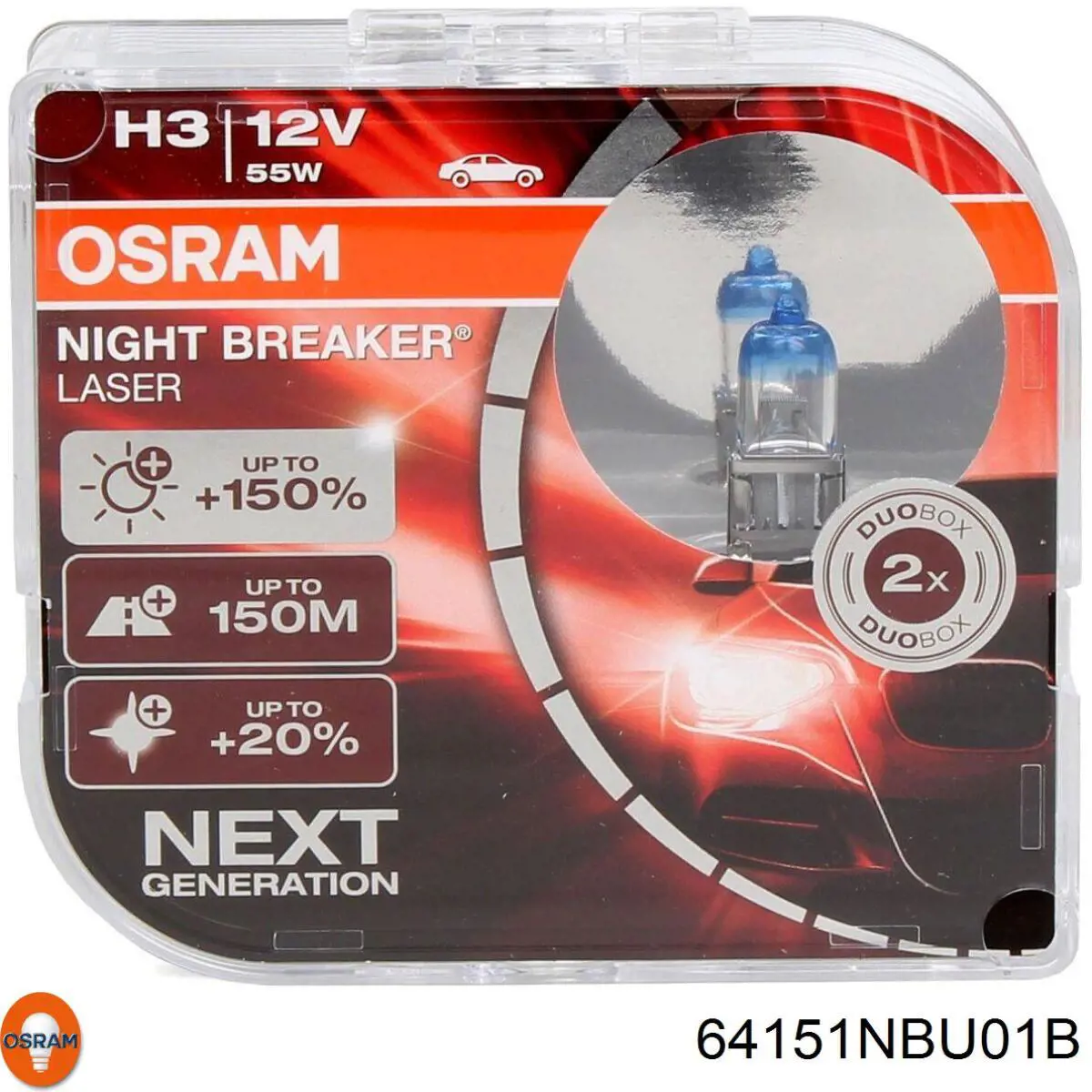 Купить 64151NBU01B Osram Лампочка галогенная