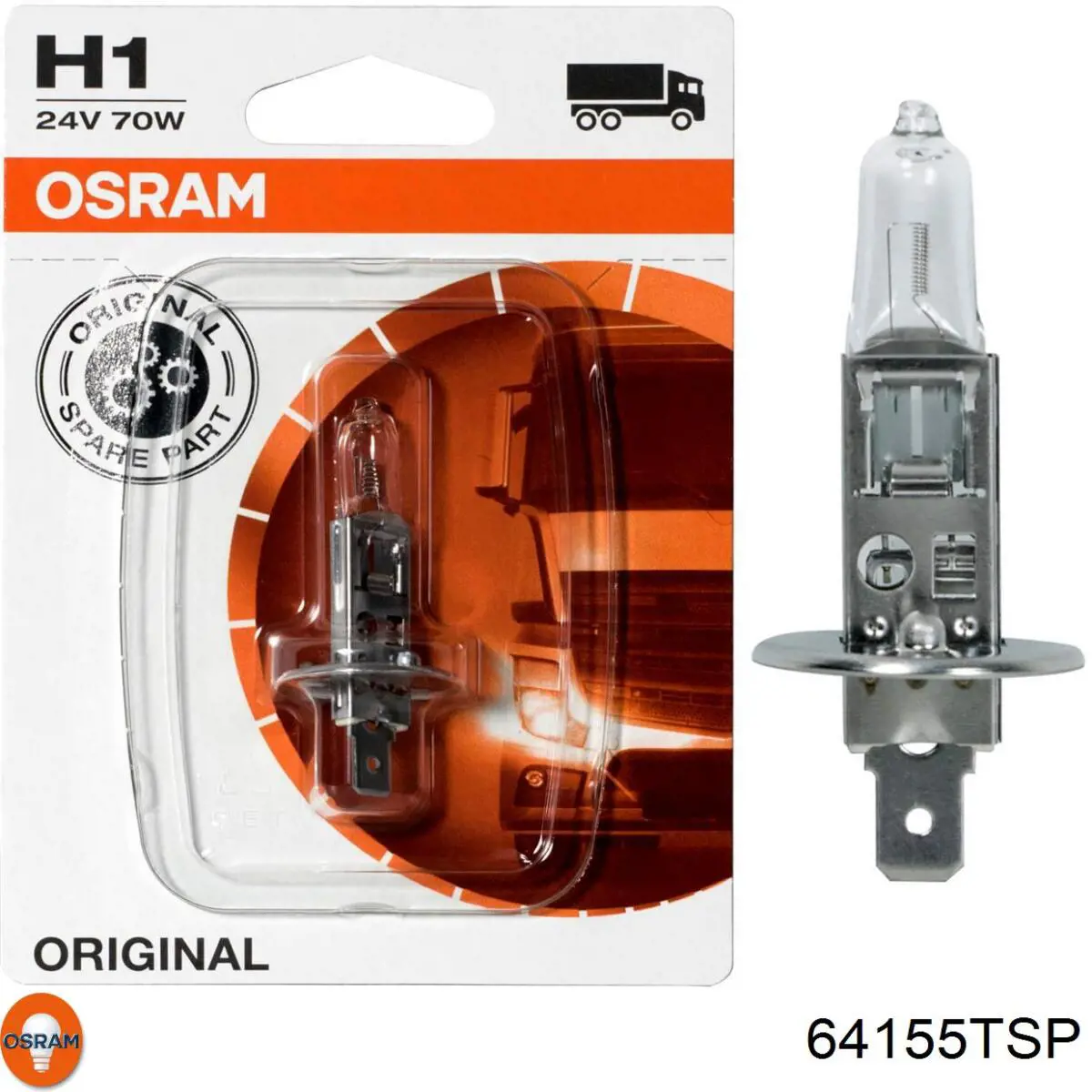 Лампочка галогенная Osram 64155TSP
