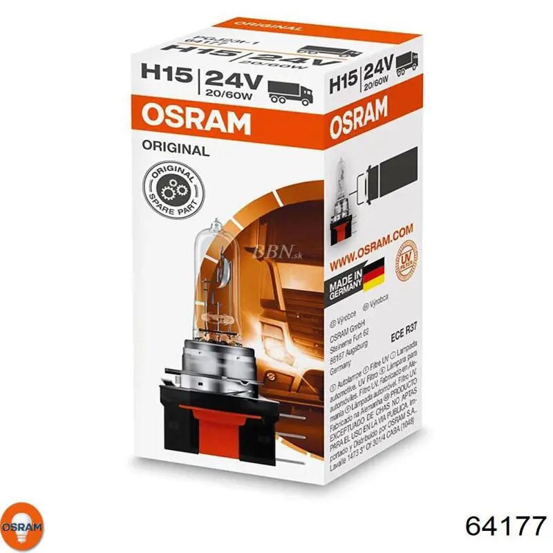 Лампочка галогенная 64177 Osram