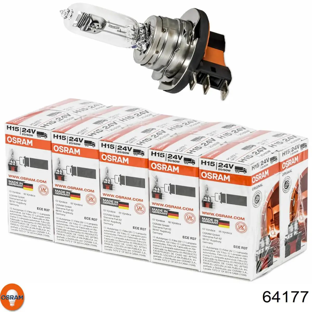 Лампочка галогенная Osram 64177