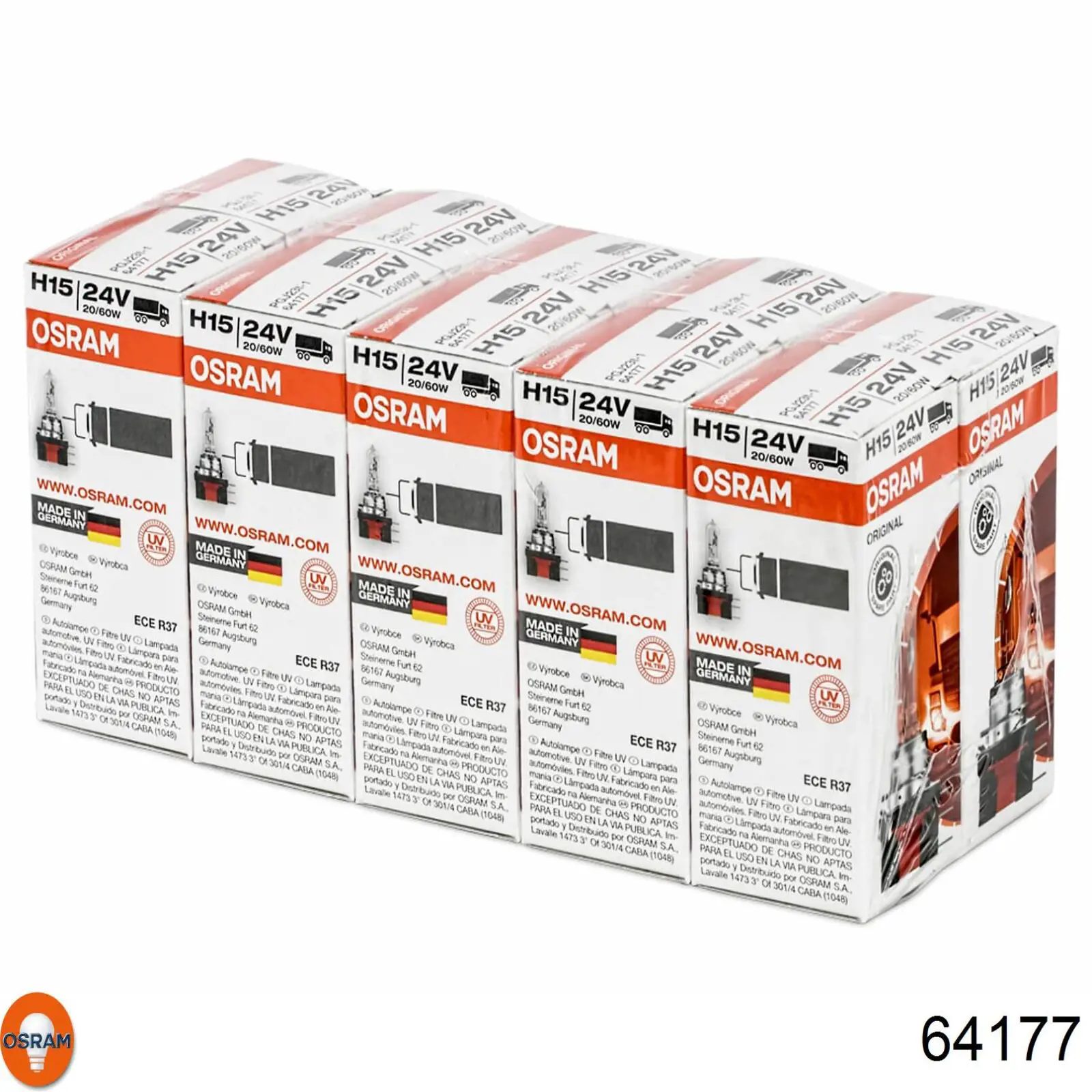 64177 Osram Лампочка дальнего света