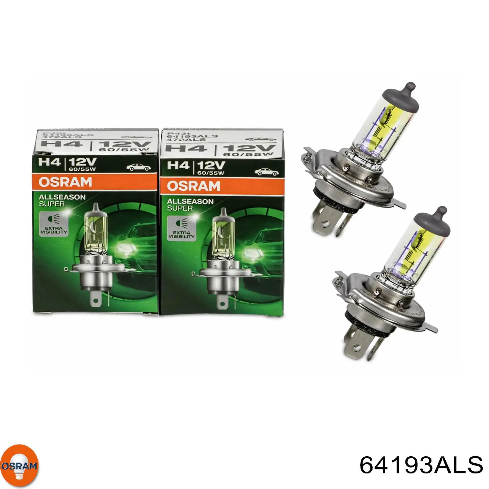 Лампочка галогенная 64193ALS Osram