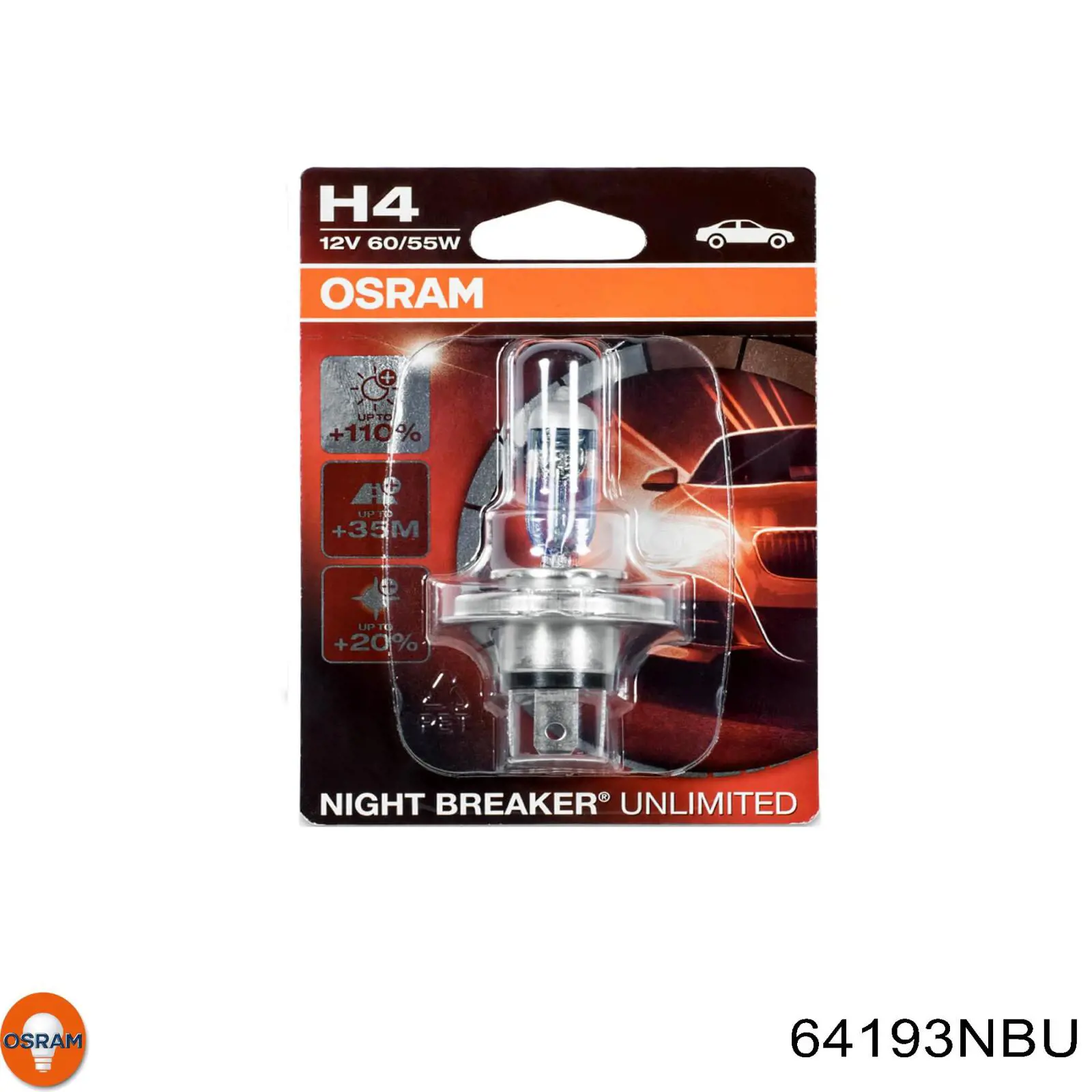 Лампочка галогенная 64193NBU Osram