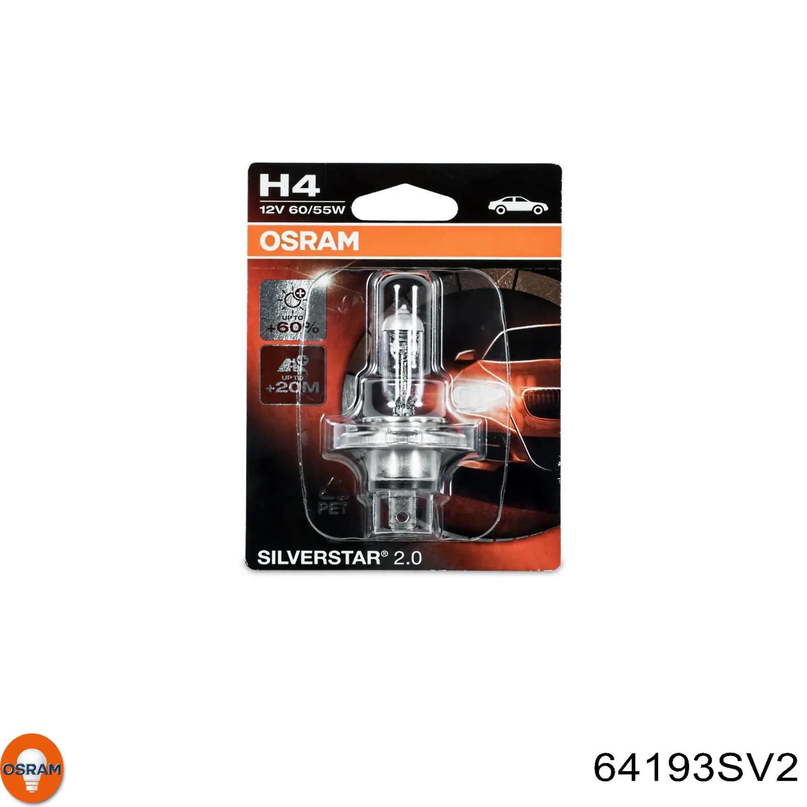 64193SV2 Osram Лампочка дальнего света