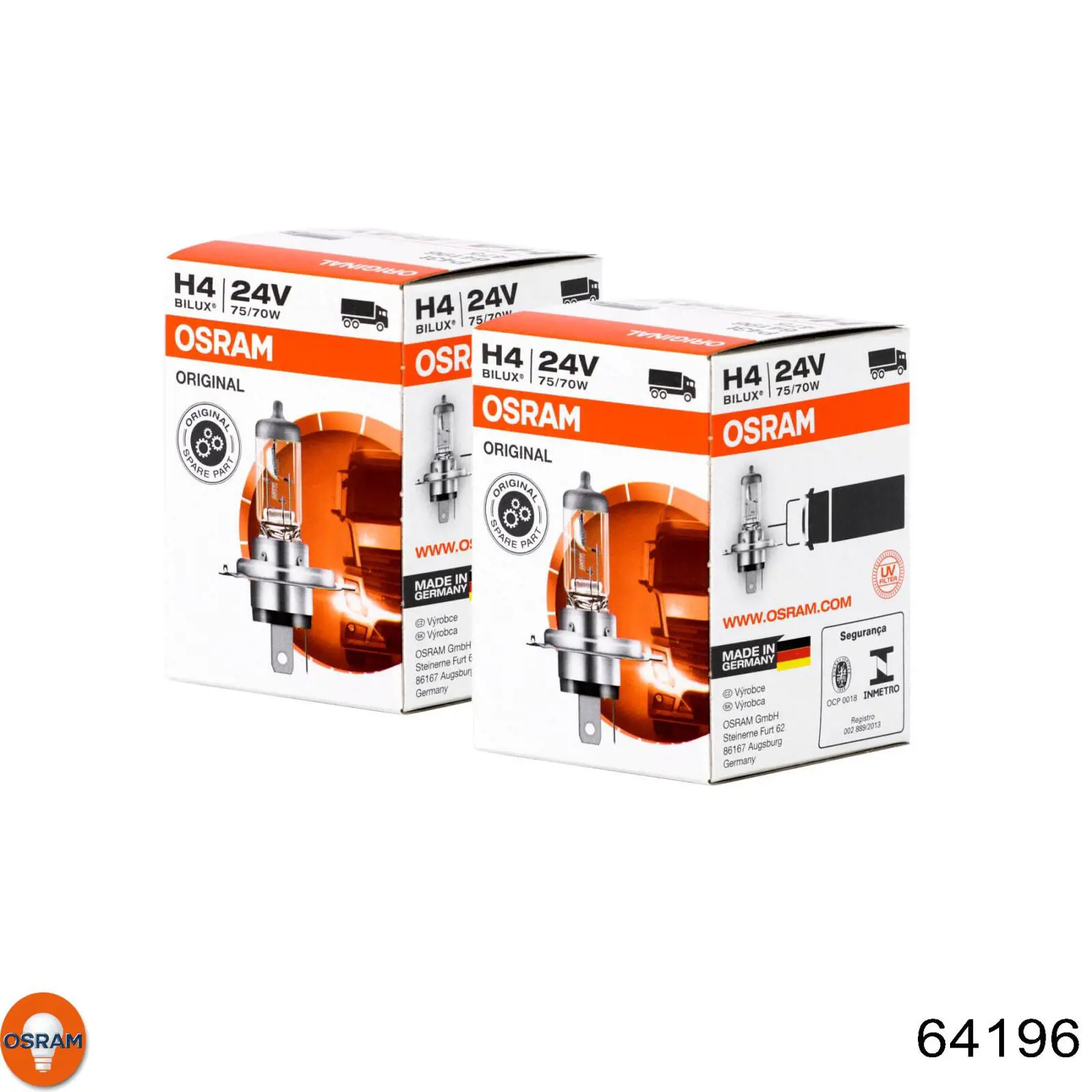 Купить 64196 Osram Лампочка галогенная