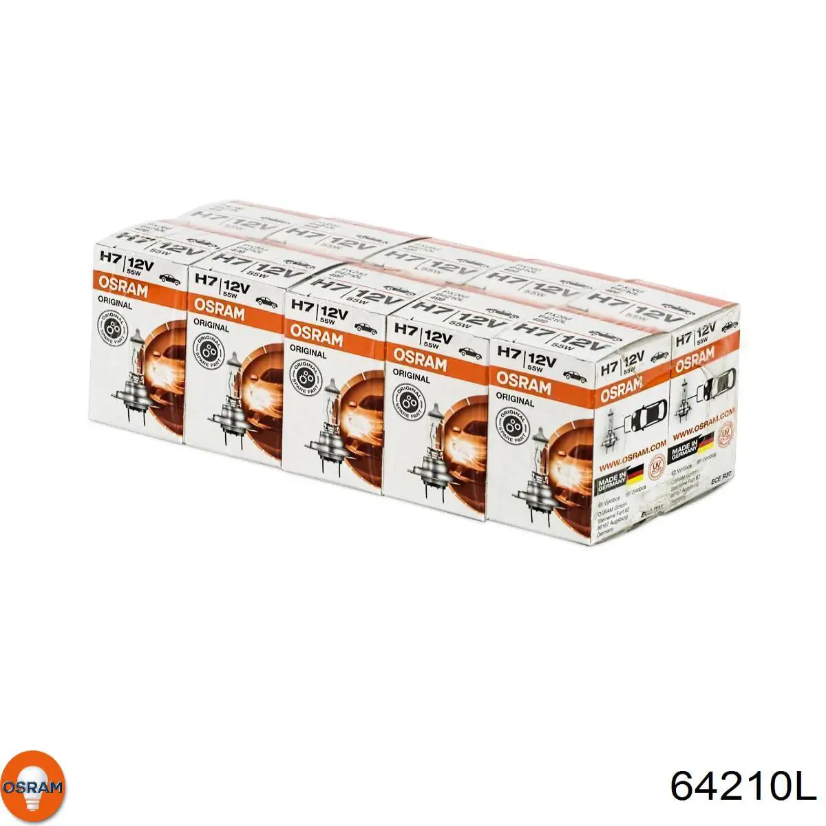 64210L Osram Лампочка дальнего света
