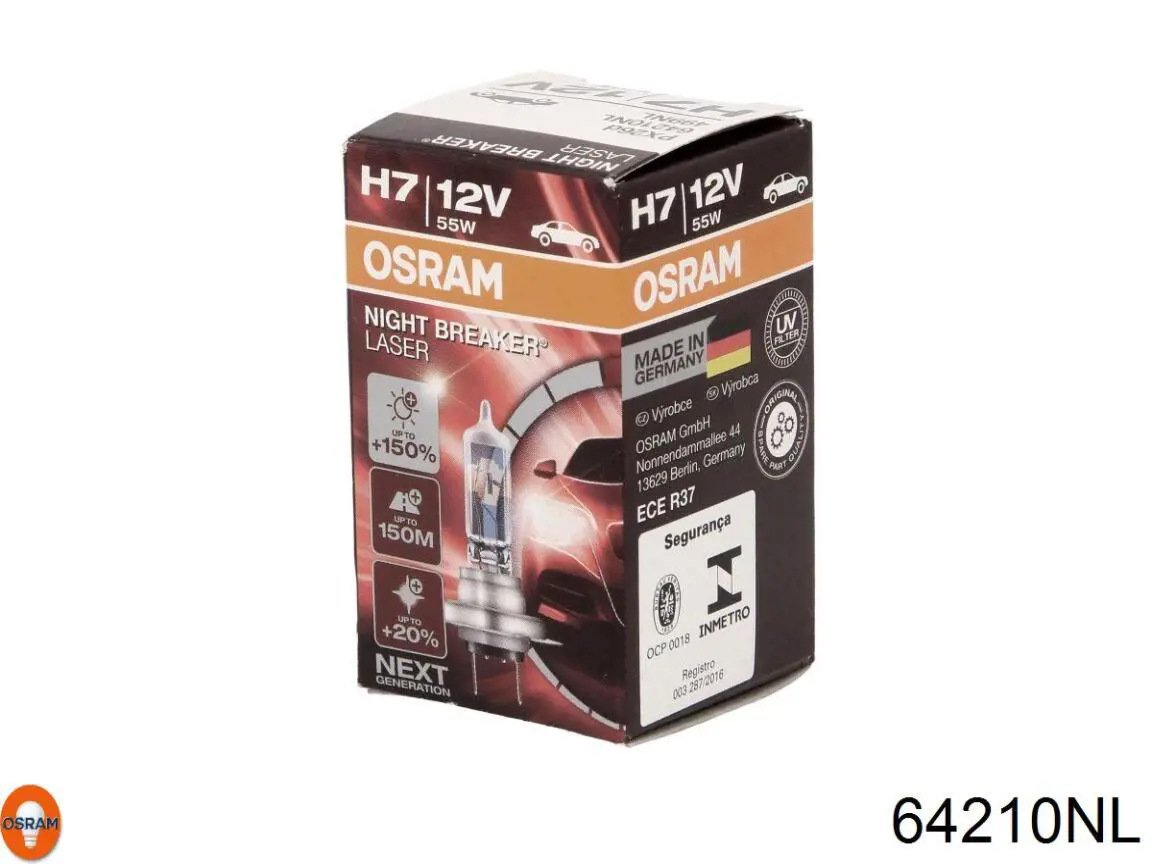 Лампочка ближнего света Osram 64210NL цена, от 4.05 USD