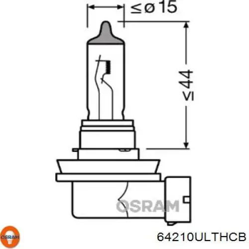 Лампочка ближнего света Osram 64210ULTHCB цена, от 3.83 USD