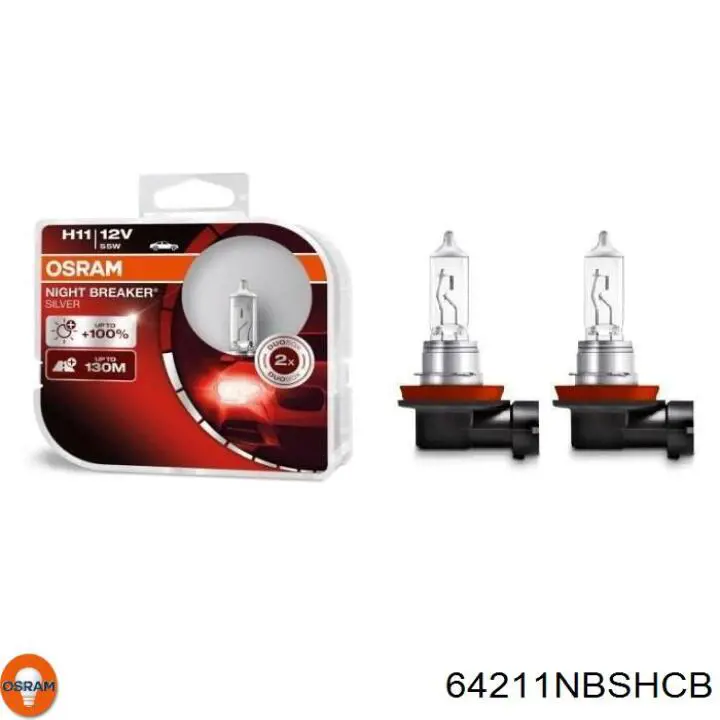 Лампочка накаливания Osram 64211NBSHCB цена, от 8.12 USD