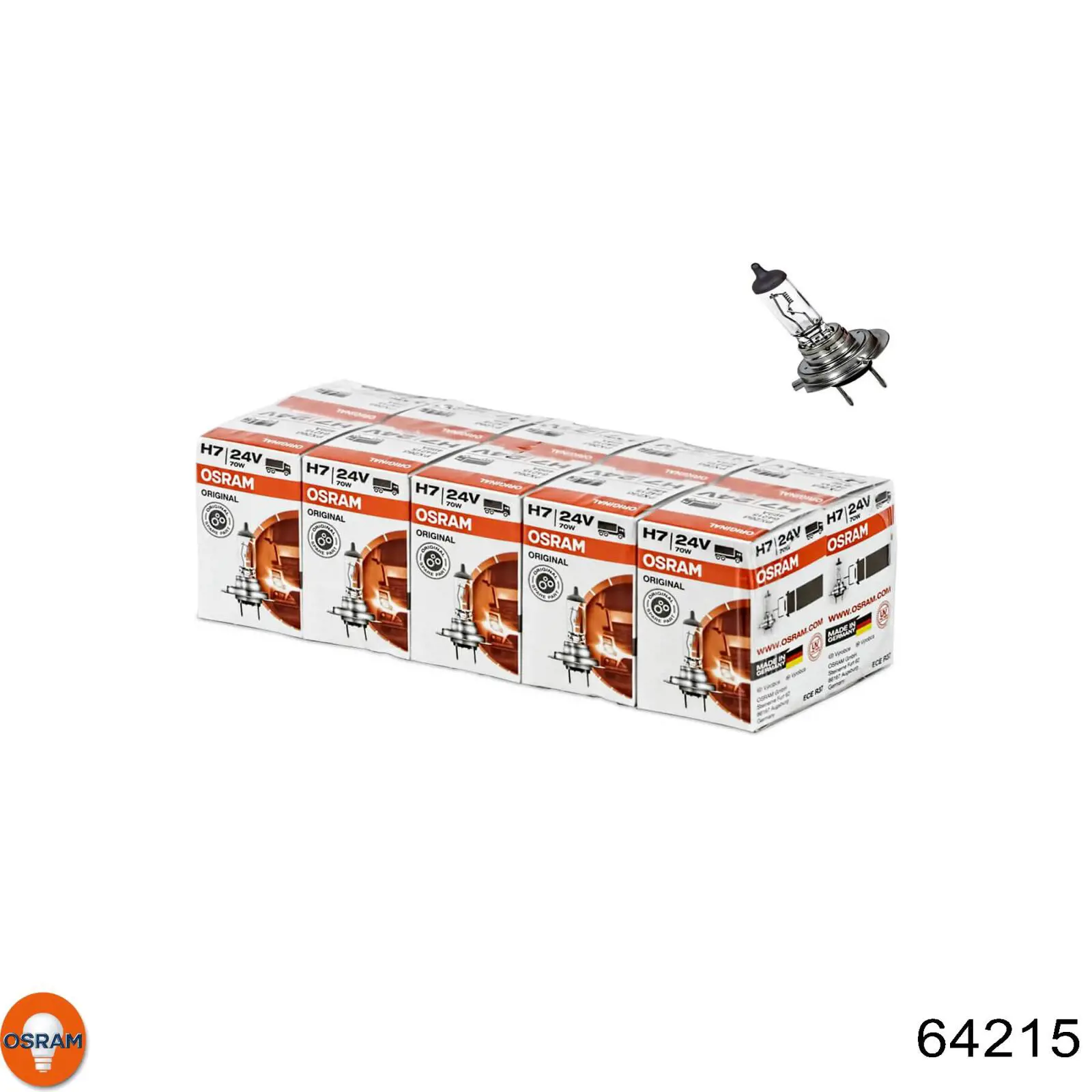 Купить 64215 Osram Лампочка галогенная
