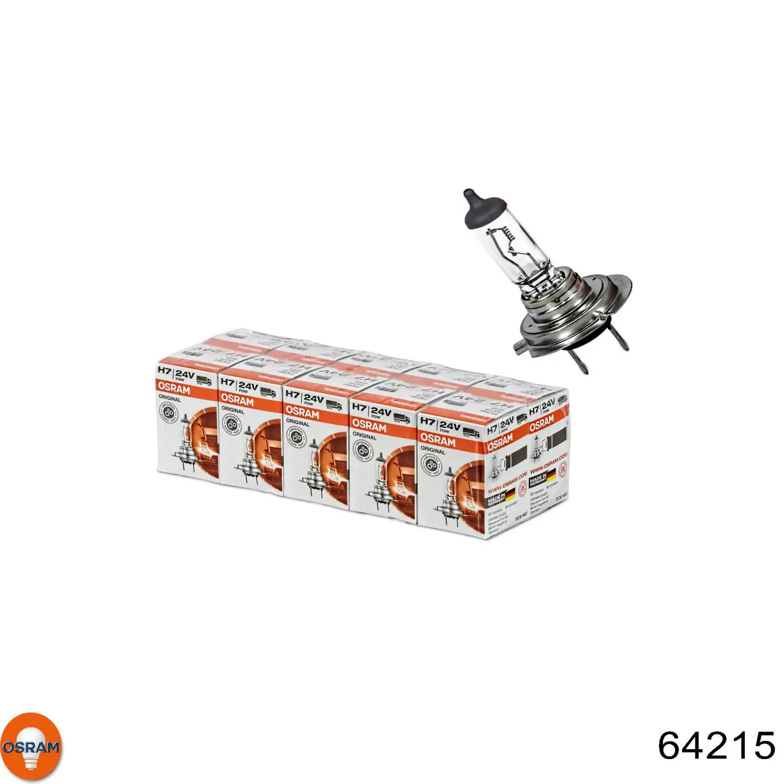 Лампочка галогенная 64215 Osram
