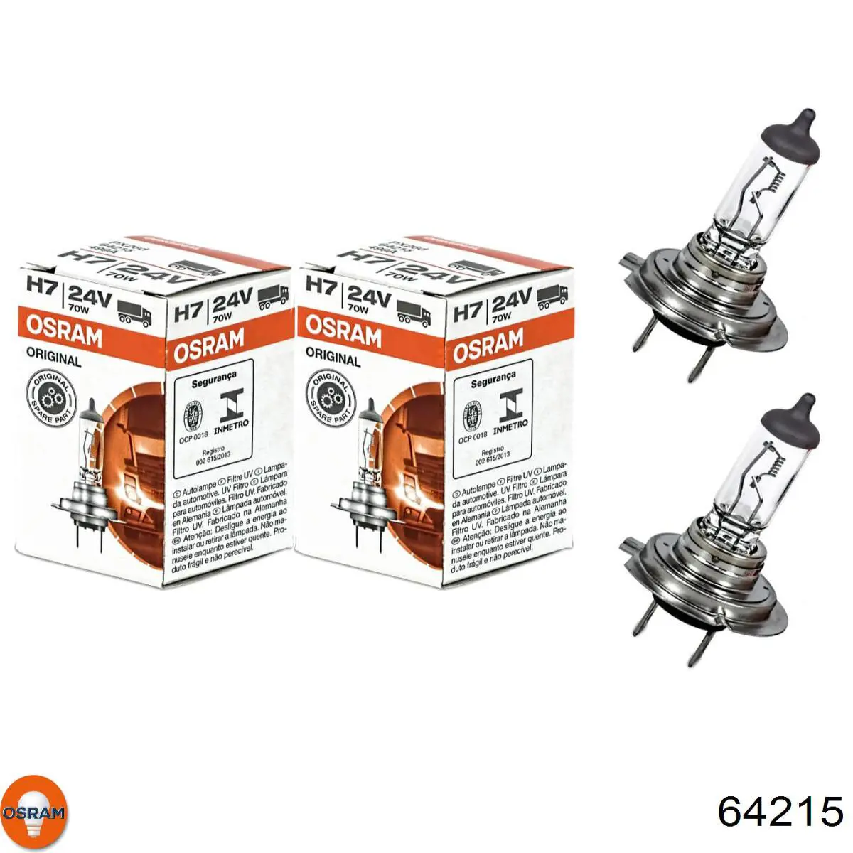 Лампочка галогенная 64215 Osram