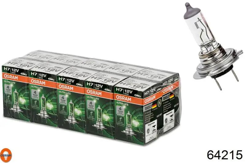 64215 Osram Лампочка дальнего света
