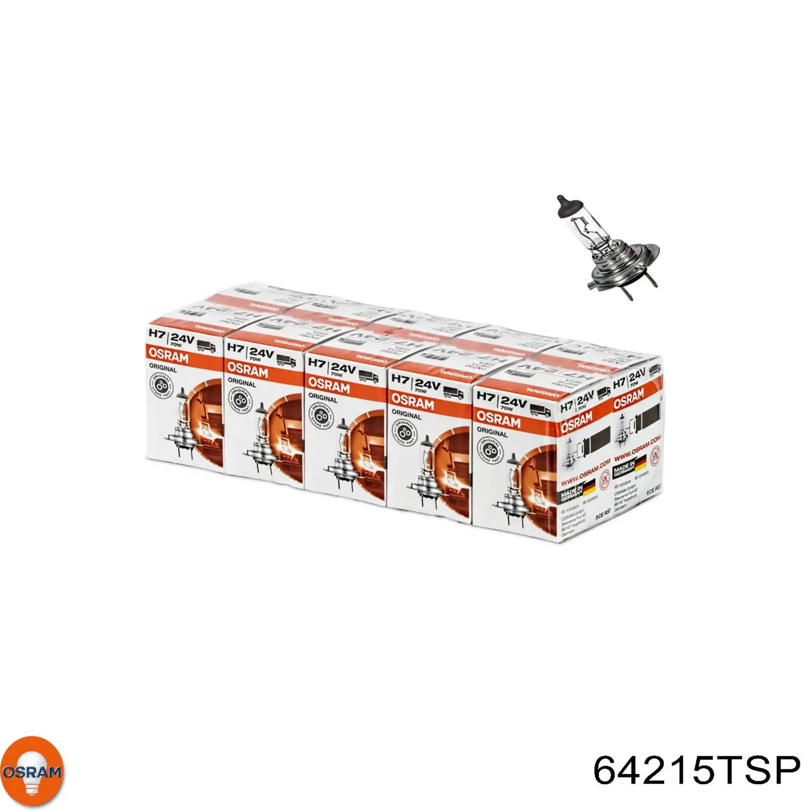 Лампочка галогенная 64215TSP Osram