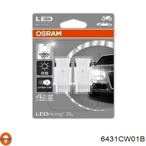 Лампочка светодиодная (LED) 6431CW01B Osram