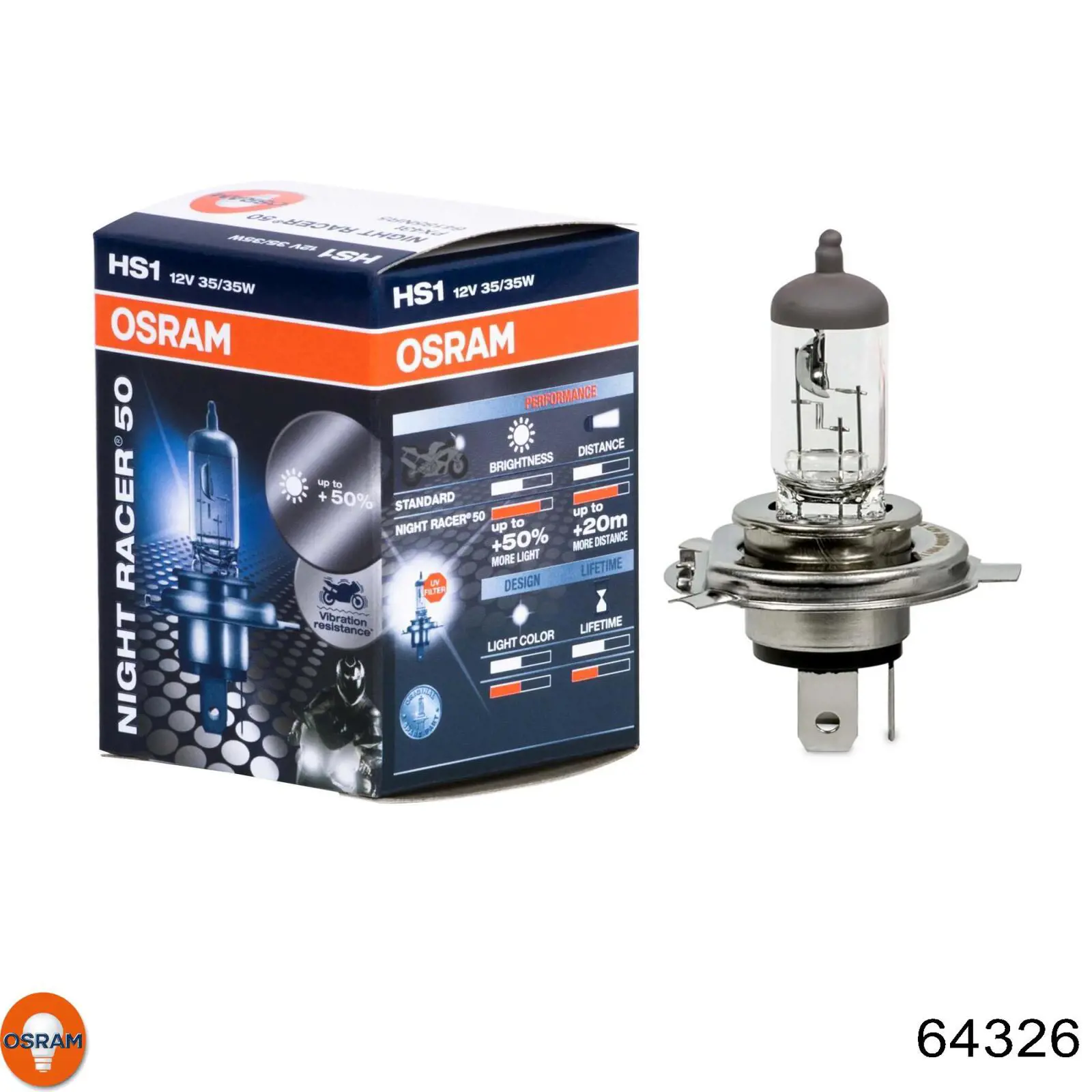 Лампочка накаливания Osram 64326 цена, от 3.39 USD