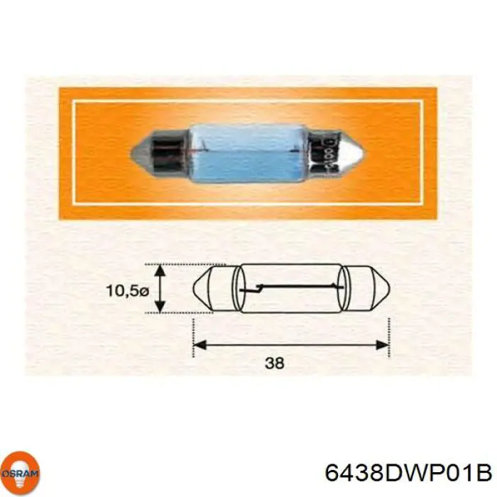 Купить 6438DWP01B Osram 