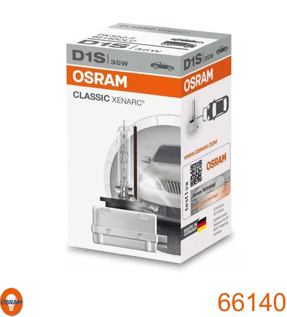 Лампочка ксеноновая Osram 66140