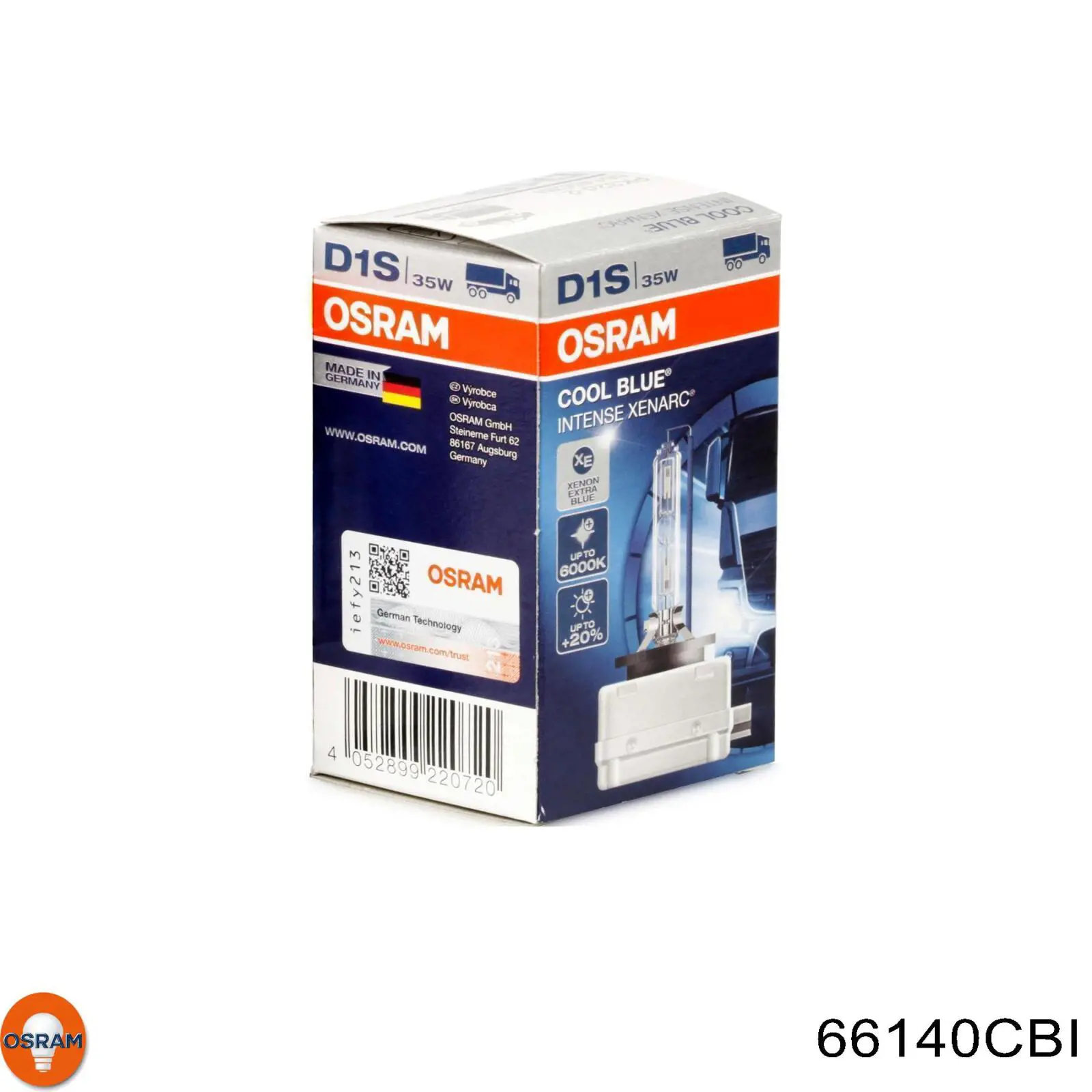 Лампочка ксеноновая Osram 66140CBI