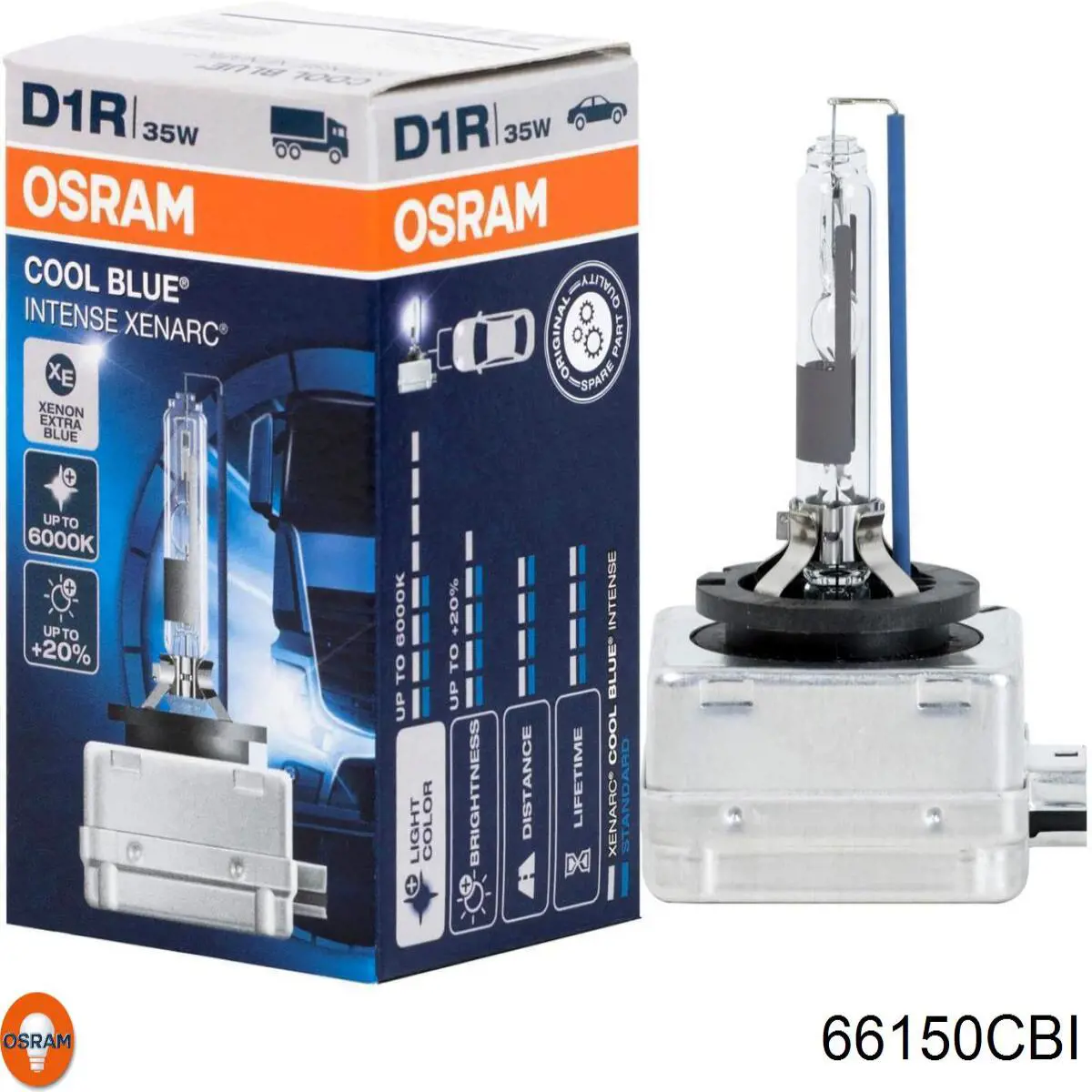 66150CBI Osram lâmpada de xénon