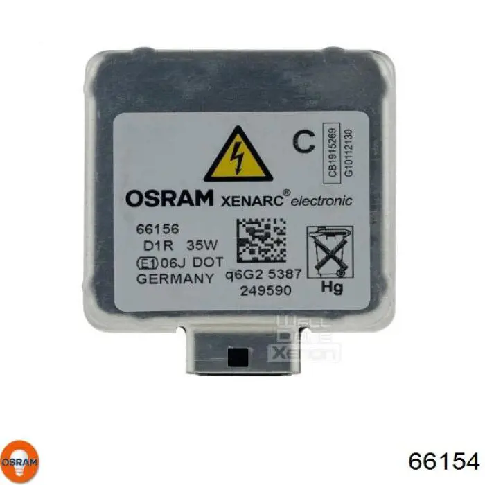 Лампочка ксеноновая 66154 Osram