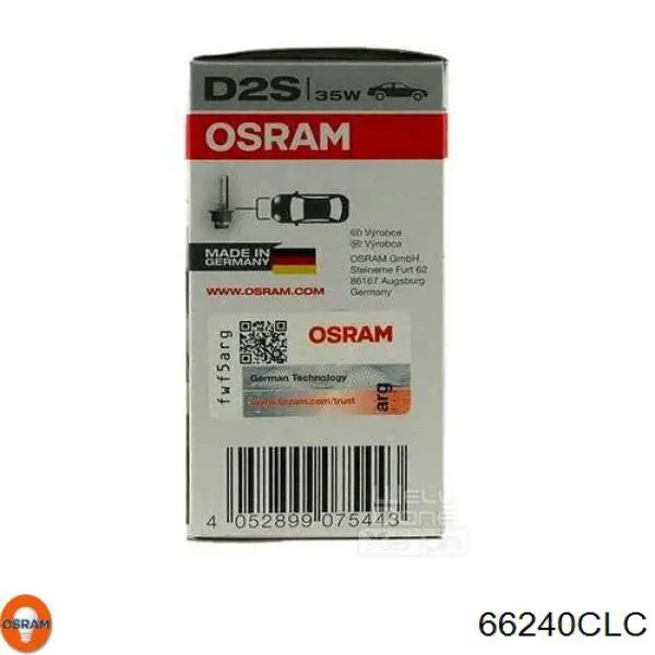 Лампочка ксеноновая 66240CLC Osram