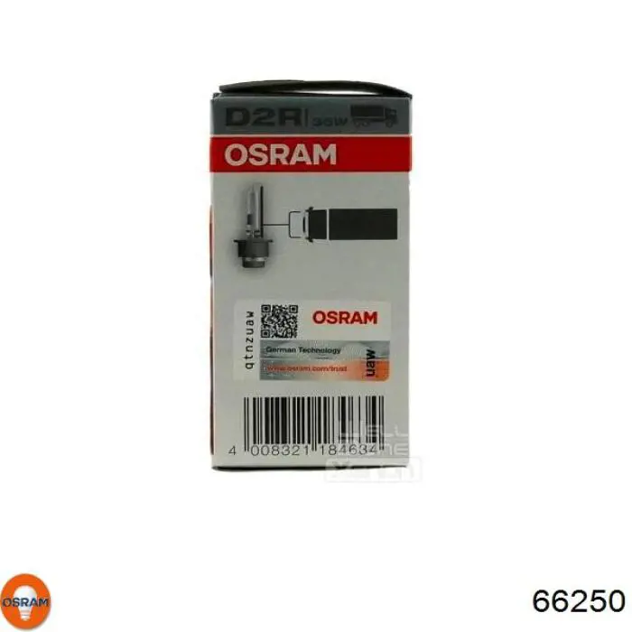 Лампочка ксеноновая Osram 66250