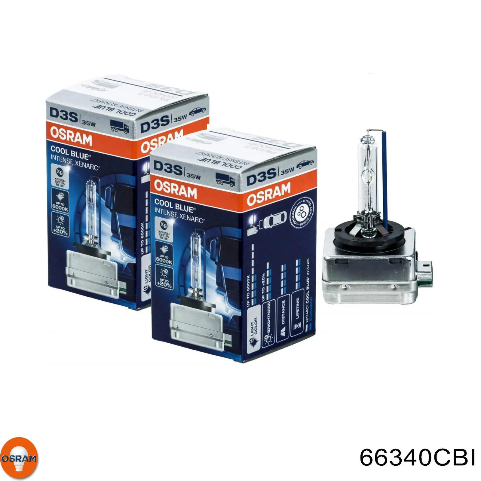 Купить 66340CBI Osram Лампочка ксеноновая
