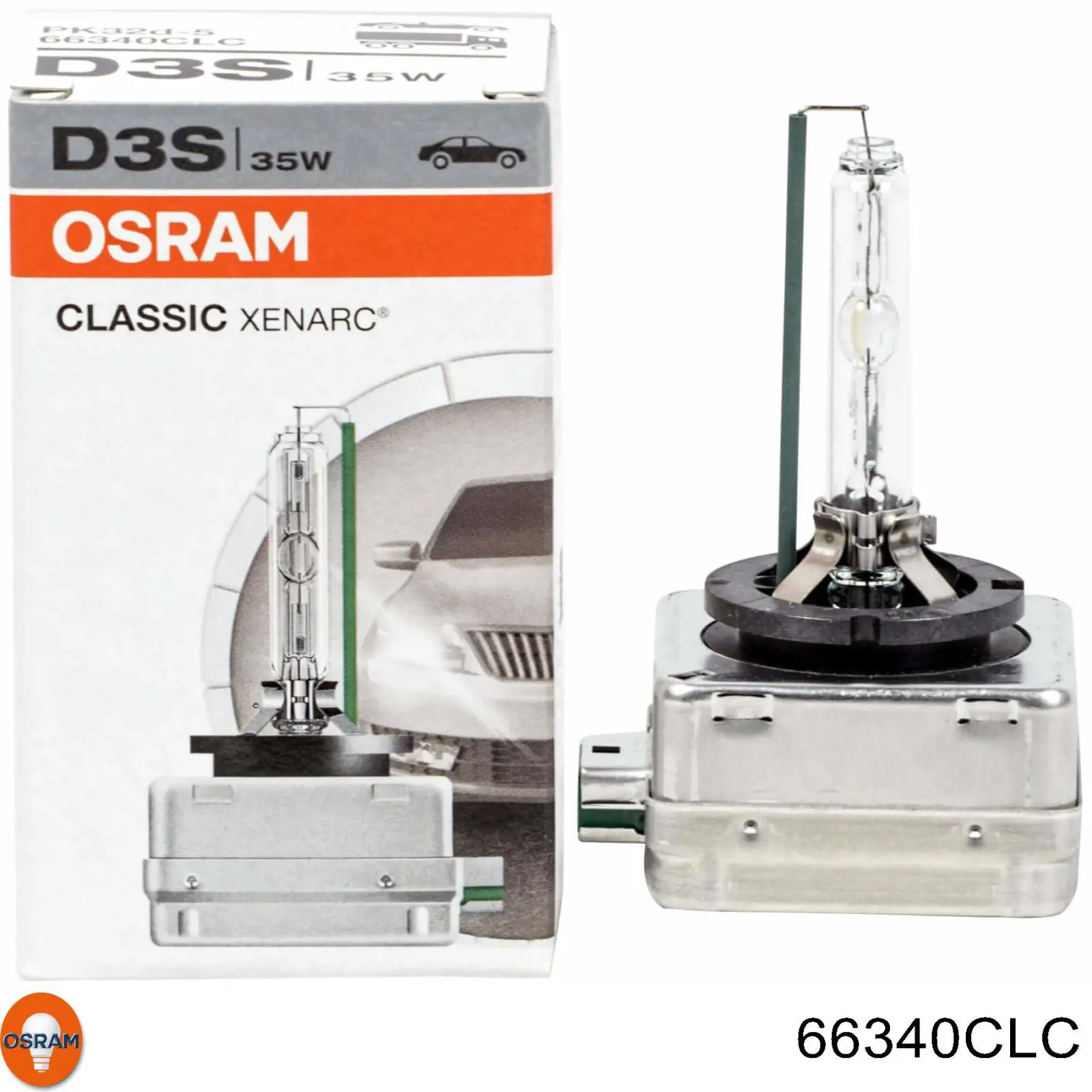 Лампочка ксеноновая Osram 66340CLC