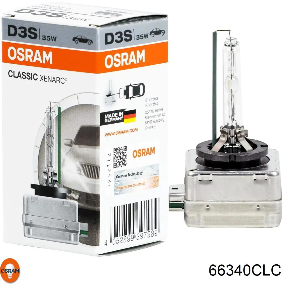 Ксенон Osram 66340CLC цена, от 55.44 USD