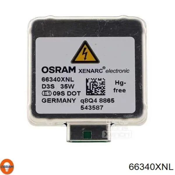 Лампочка ксеноновая 66340XNL Osram