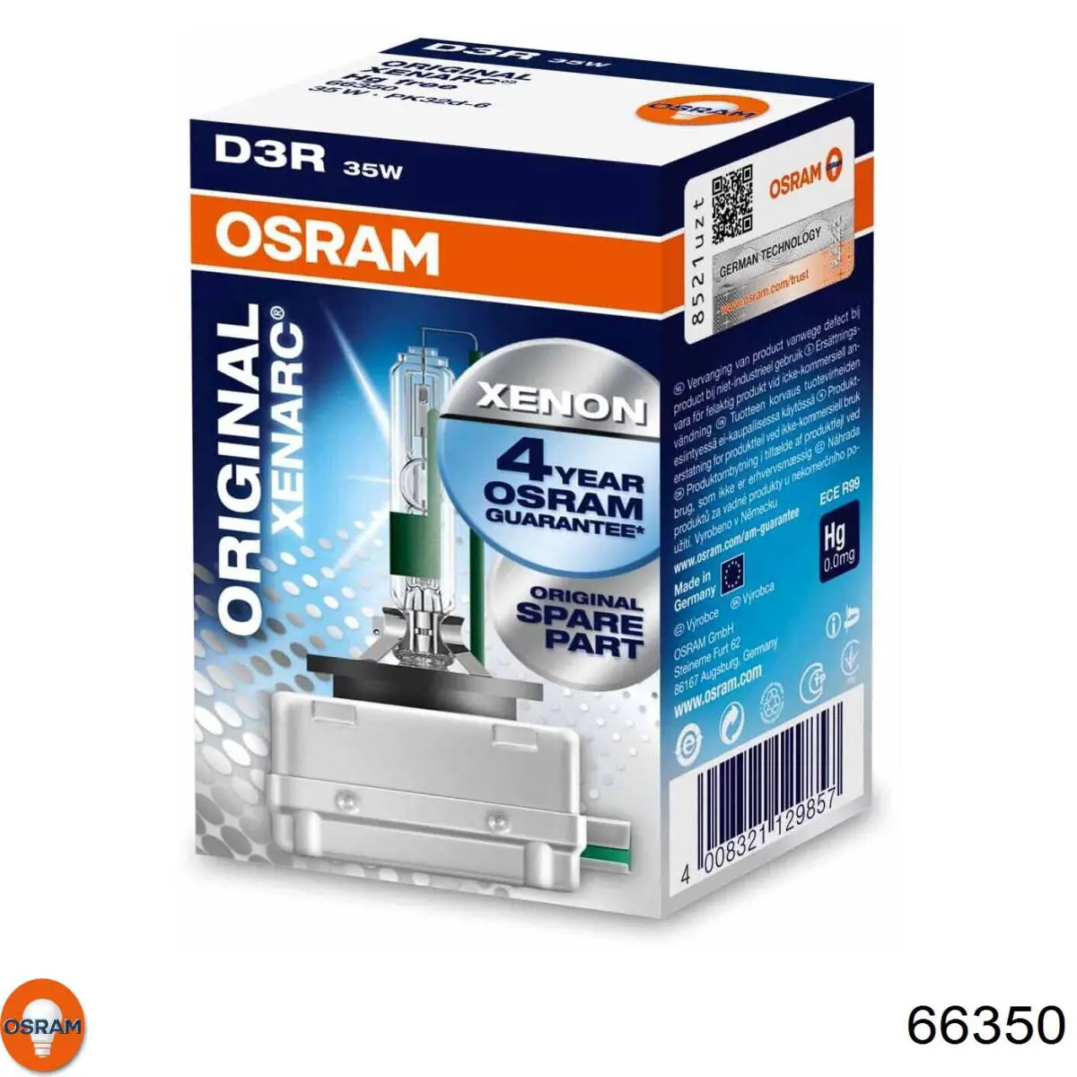 Купить 66350 Osram Лампочка ксеноновая
