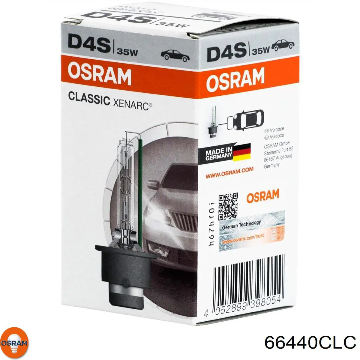 Купить 66440CLC Osram Лампочка ксеноновая