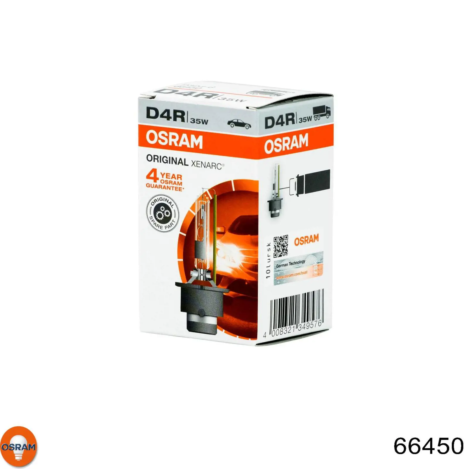 Купить 66450 Osram Лампочка ксеноновая