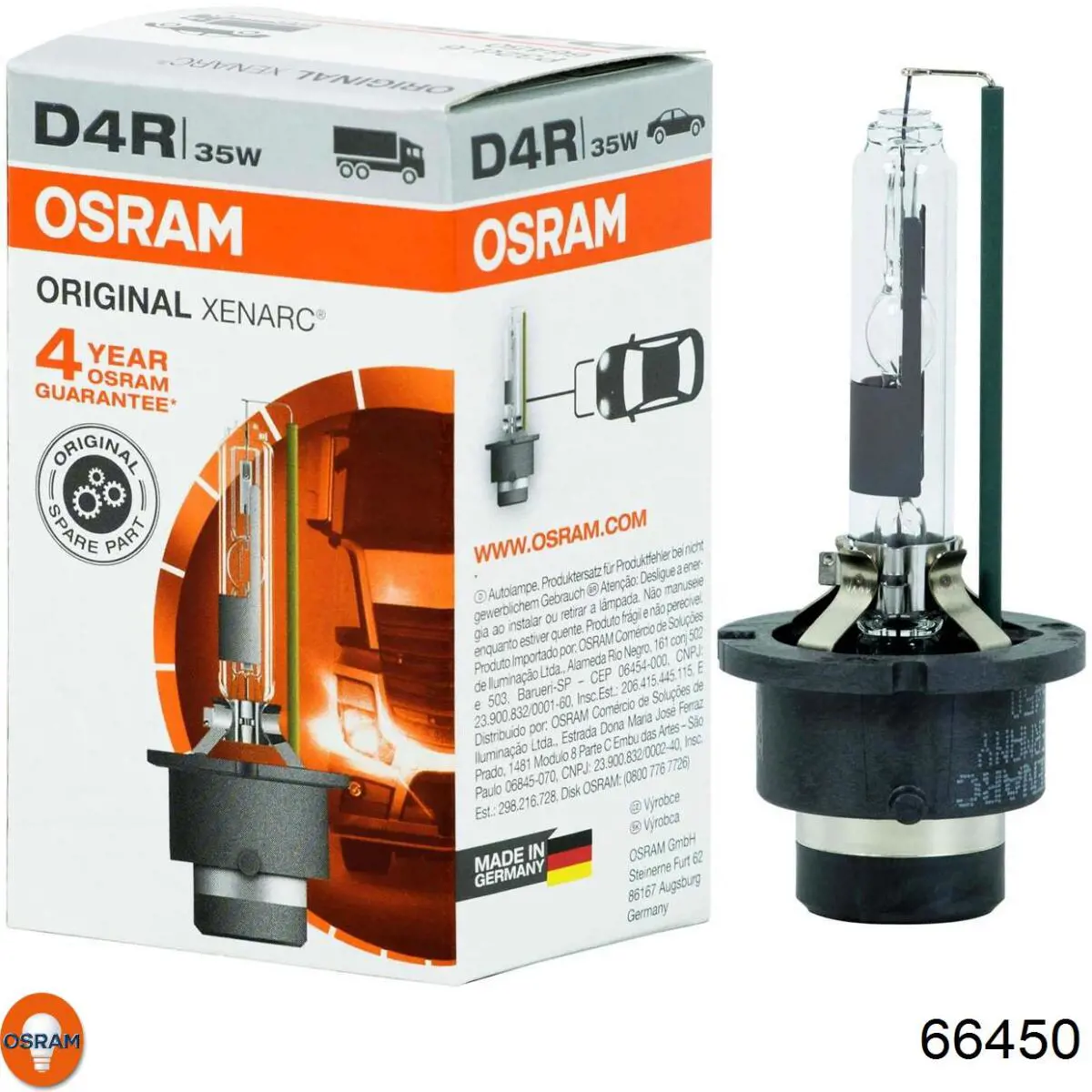Ксенон Osram 66450 цена, от 66.97 USD