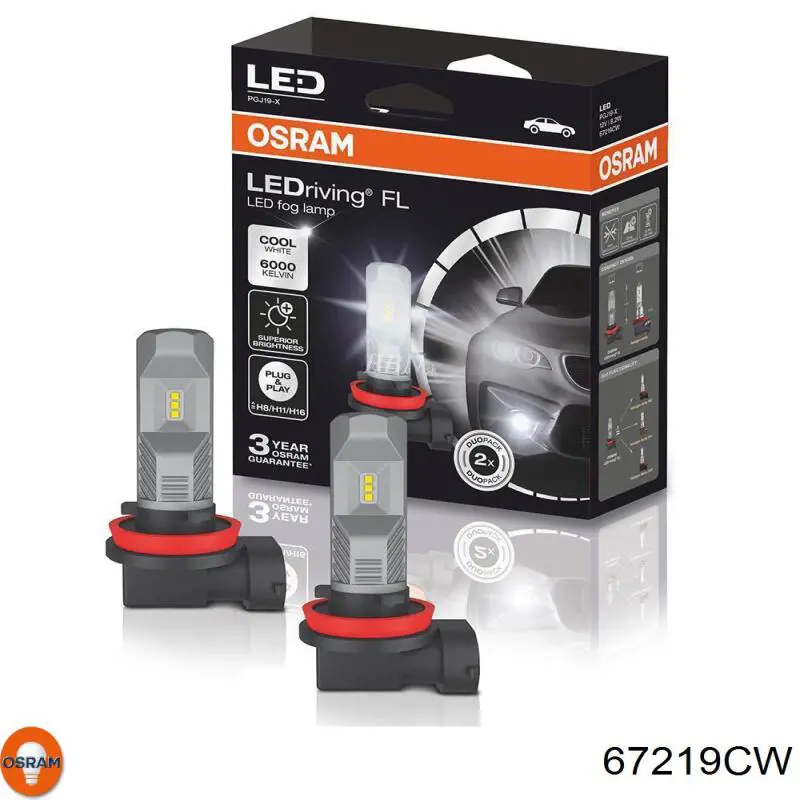 Купить 67219CW Osram Лампочка светодиодная (LED)