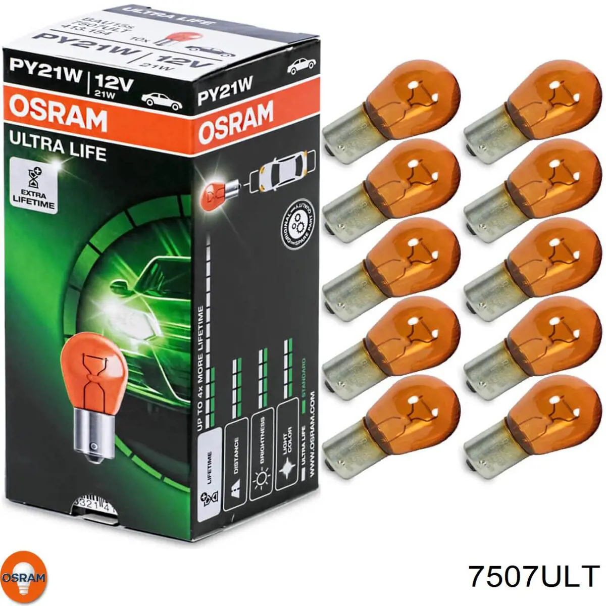 Лампа автомобильная Osram 7507ULT