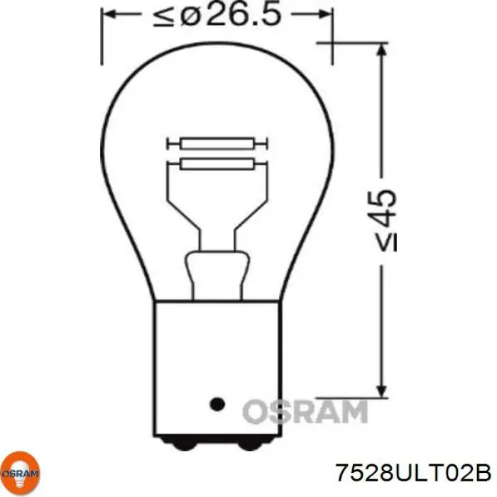 Купить 7528ULT02B Osram Лампочка