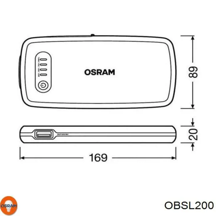 Аккумулятор OBSL200 Osram