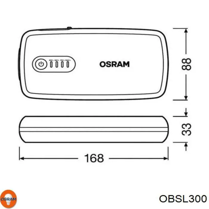 Купить OBSL300 Osram Батарея аккумуляторная