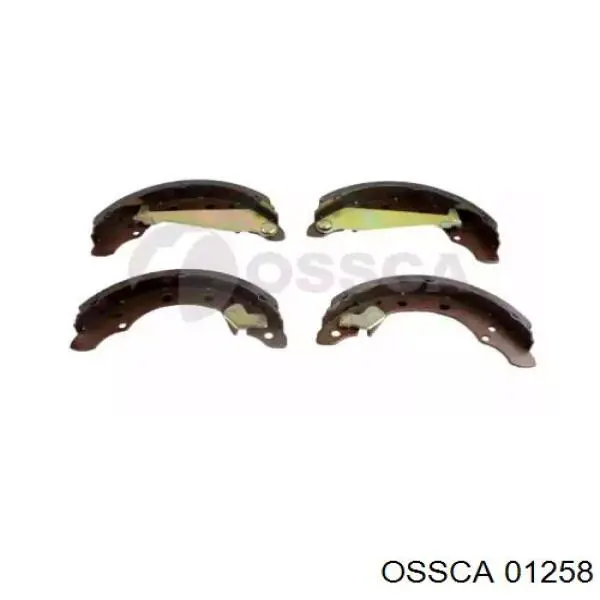 01258 Ossca колодки тормозные задние барабанные