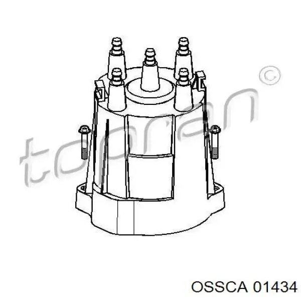 Крышка распределителя зажигания (трамблера) Ossca 01434 цена, от 11.86 USD