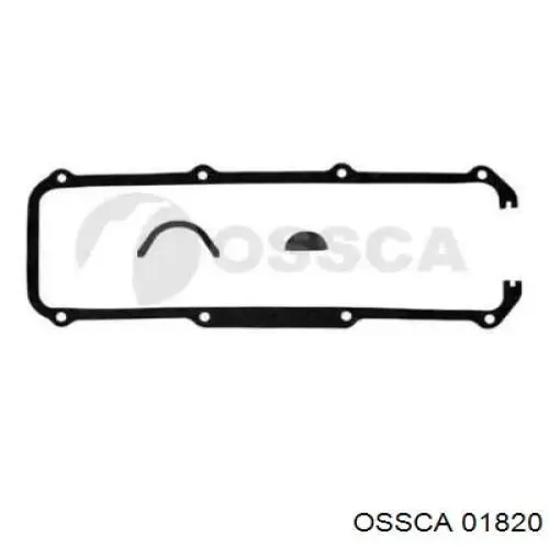 01820 Ossca прокладка клапанной крышки