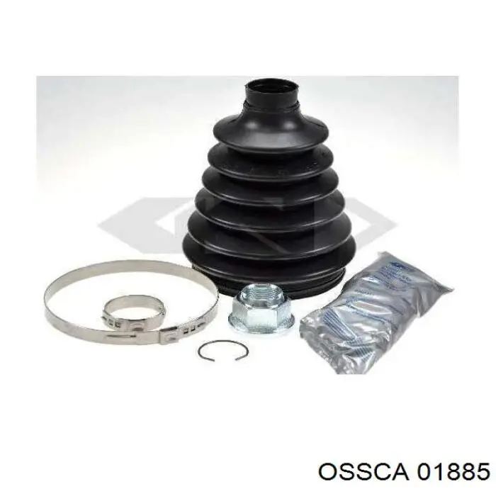 Проставка (резиновое кольцо) пружины передней нижняя Ossca 01885