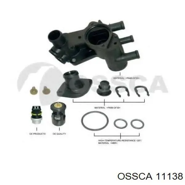 Крышка термостата Ossca 11138 цена, от 46.78 USD